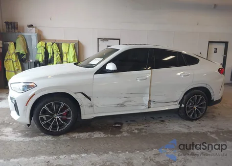 2021 BMW X6 xDrive40I из США, поврежденный, VIN 5UXCY6C02M9F21776